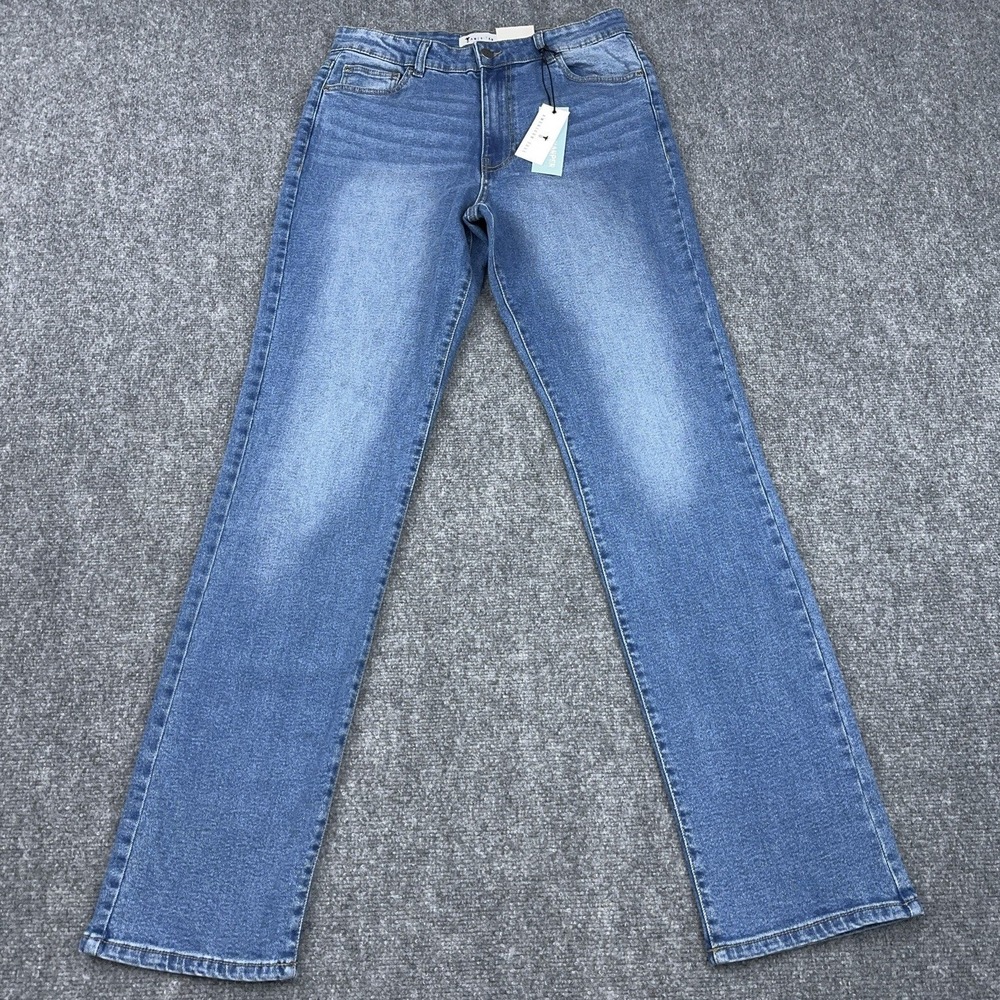 NEW American Tall Jeans Womens 29x35 Harper High Rise Stretch Straight Colorado